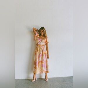 Sabo Skirt Multicolor Midi Dress